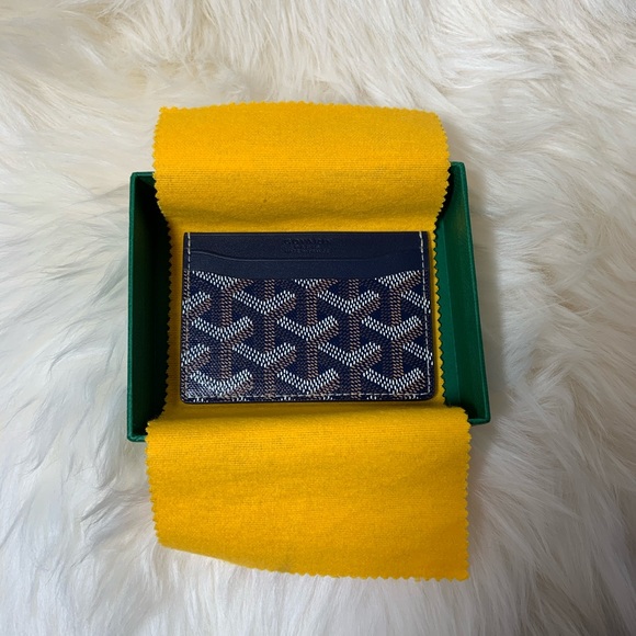 Goyard Saint Sulpice Card Holder - Navy Blue - Picture 3 of 5